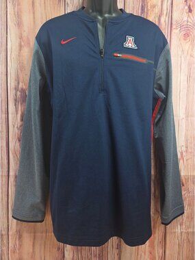 Nike Mens Arizona Wildcats Dri-Fit Pullover Jacket Size XL